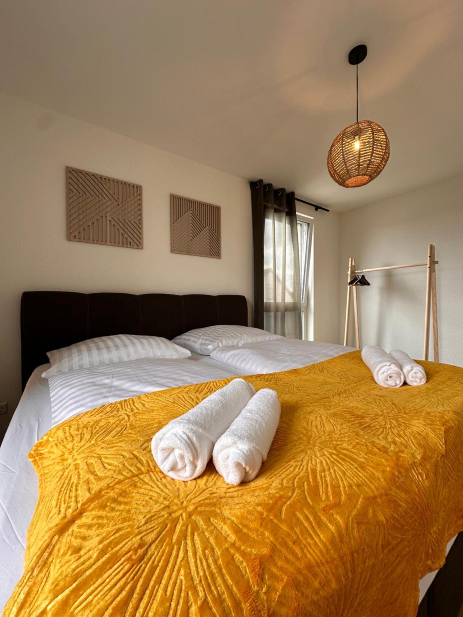 Amao-Sepia I 86Qm I King-Size Beds I Netflix I Privat Balcony I Free Parking I Near Europapark Apartman Rheinhausen Kültér fotó
